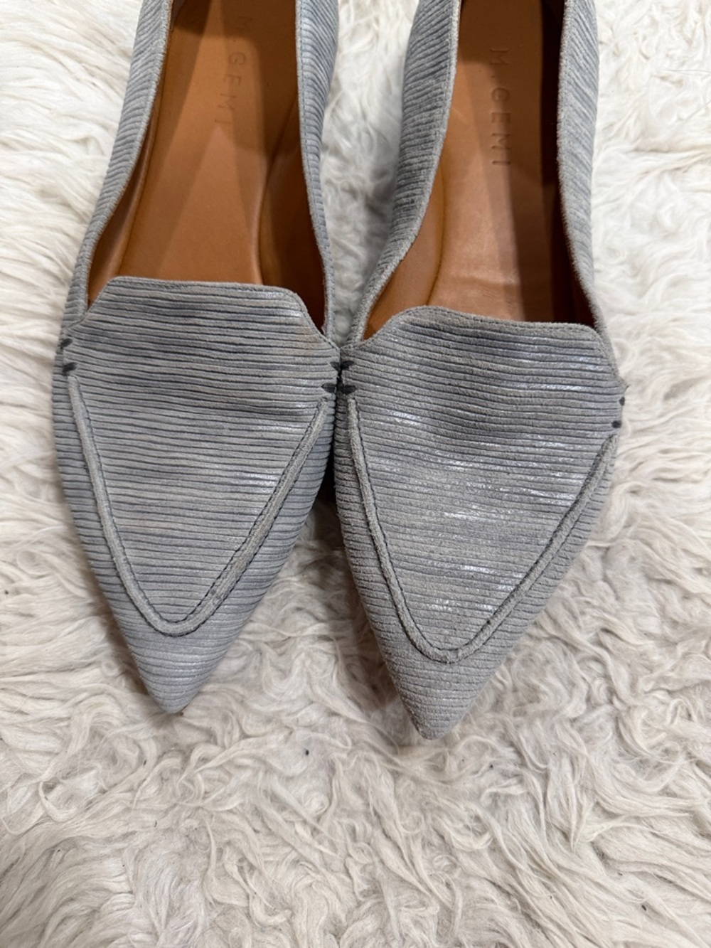 M Gemi Stellato Sacchetto Flats Shoes Size 9.5 US‎ 40.5 EU Gray Shimmer
Suede - Picture 2 of 9